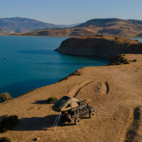 Adventure 165 Rooftop Tent Olive incl. Storage Net