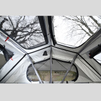 Adventure 165 Rooftop Tent Gray with Storage Net