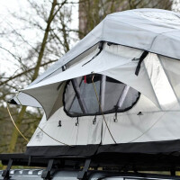 Adventure 165 Rooftop Tent Gray with Storage Net
