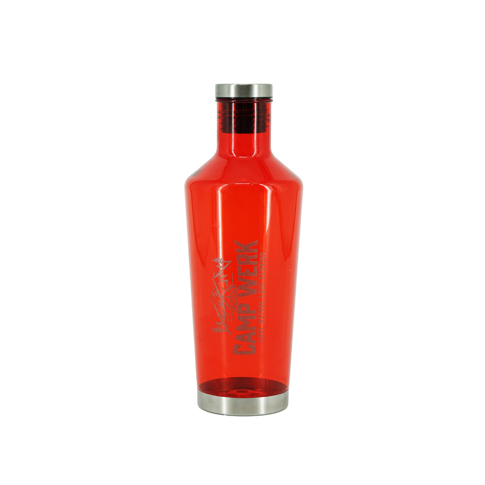 Water Bottle Tritan, 800ml, Red