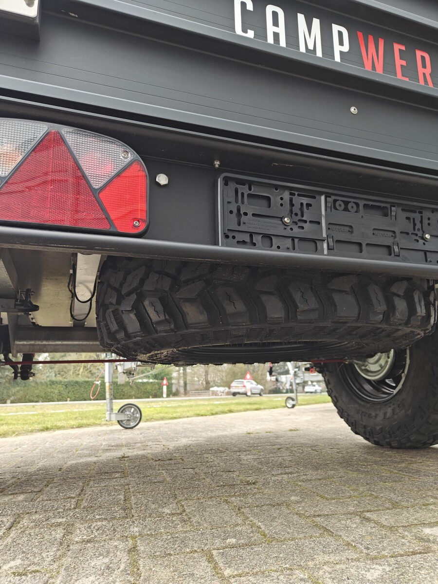 Spare Wheel for Offroader + Holder