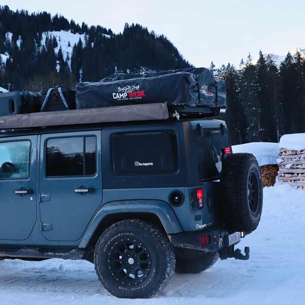 ADVENTURE Rooftop Tent 165 Replacement Cover Black