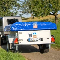 Complete Tent Trailer Cover including Cover Base